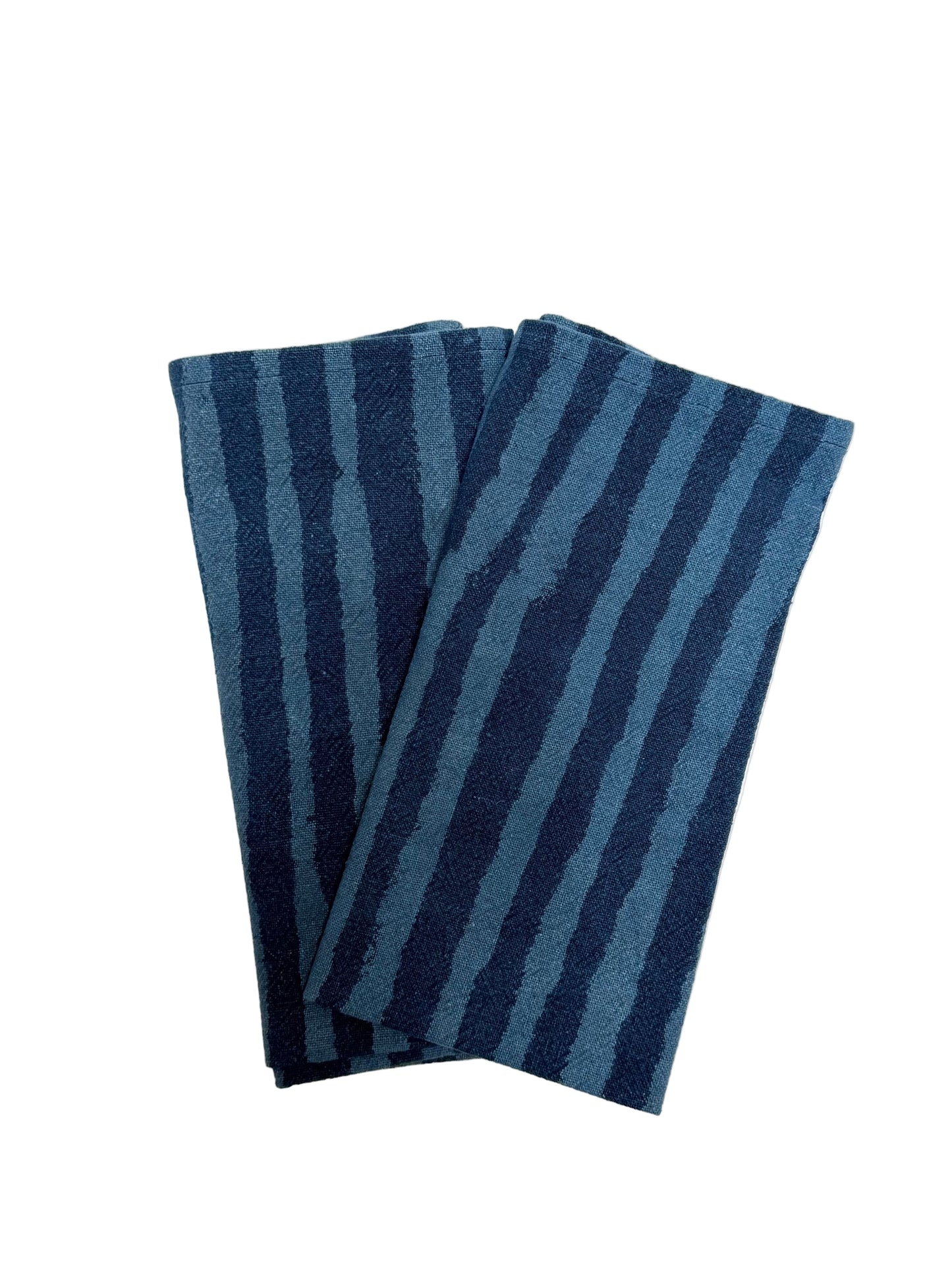 Dark Stripe Napkins - Set of 2