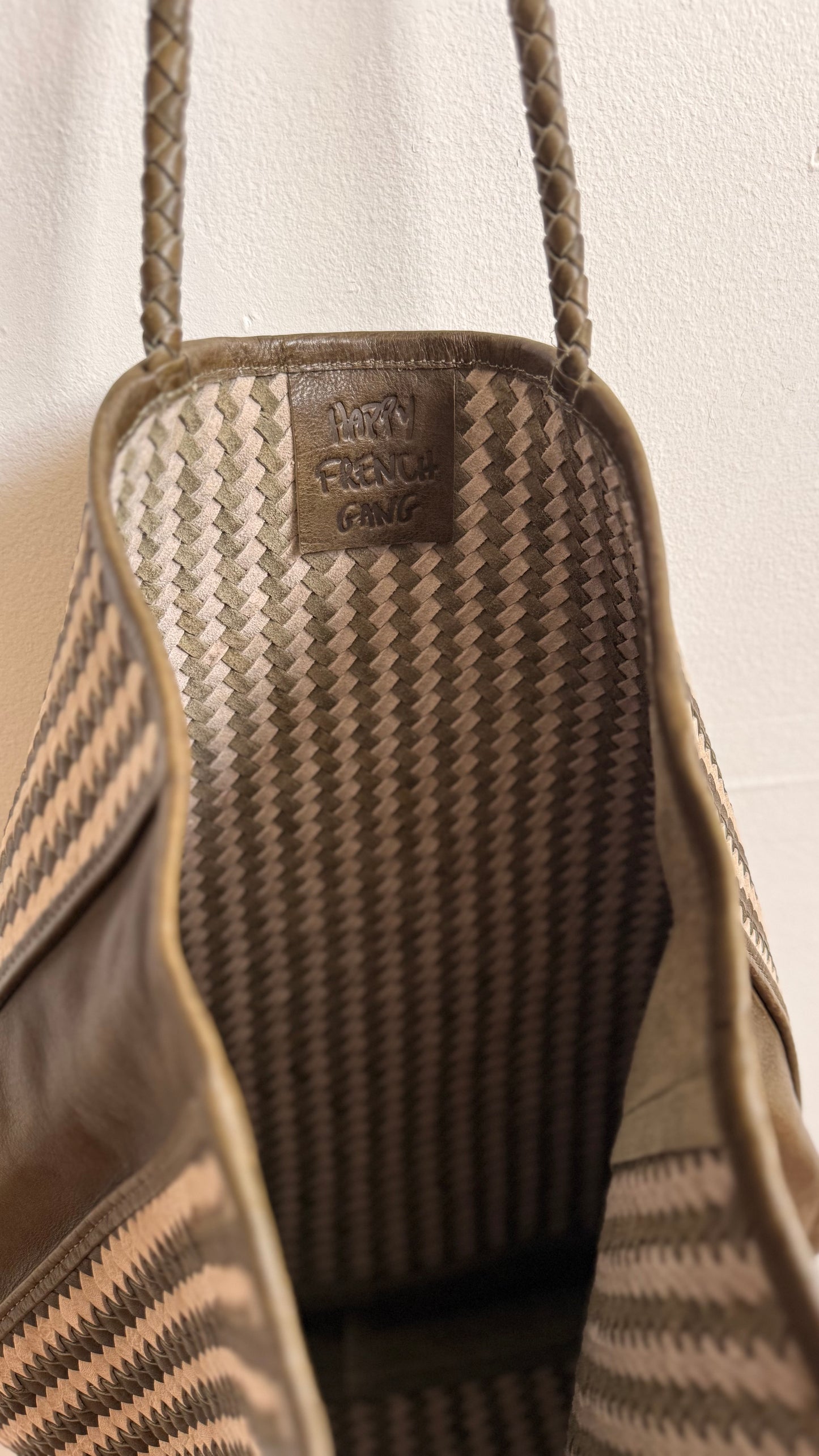 Grand Darna Olive and White Tote Bag (Copy)