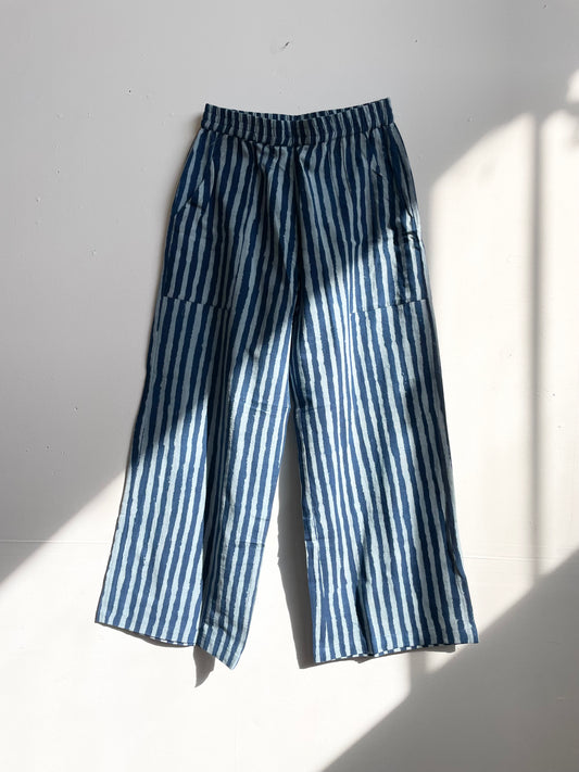 Omar Indigo Stripes Light Pants (XS-XL)