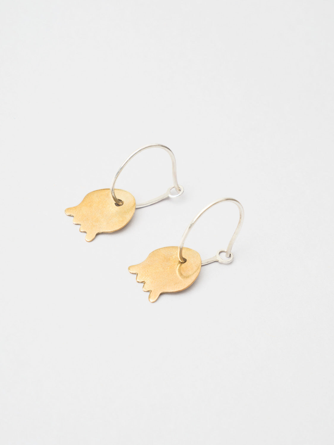 Creole Grenade Earrings