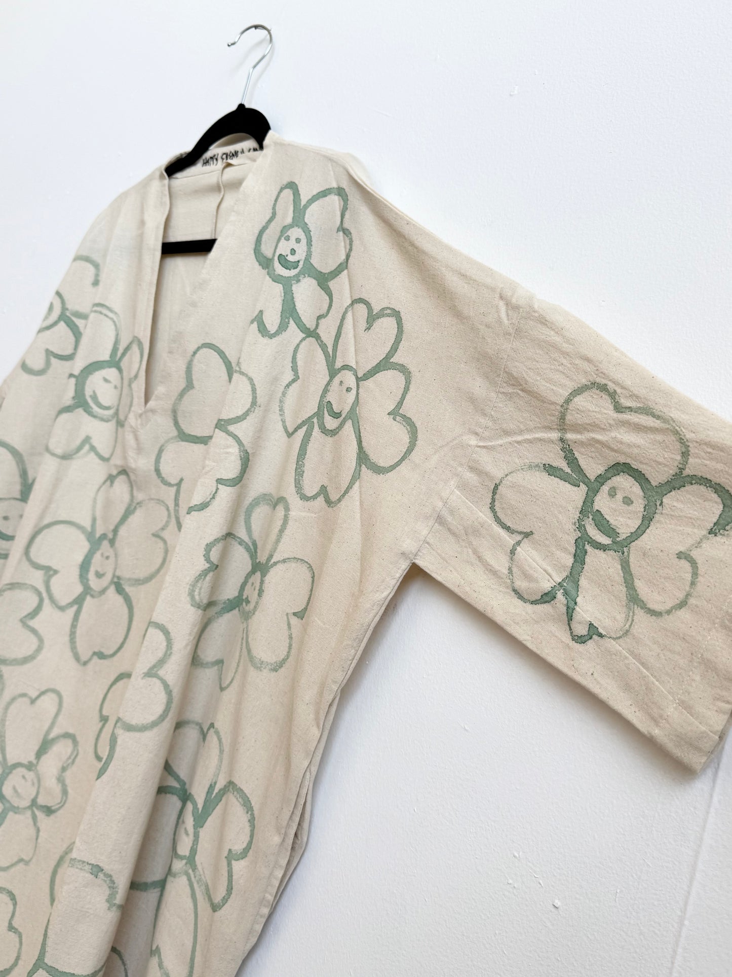 #124 Hand-painted Dress / Tunic - Les Fleurs