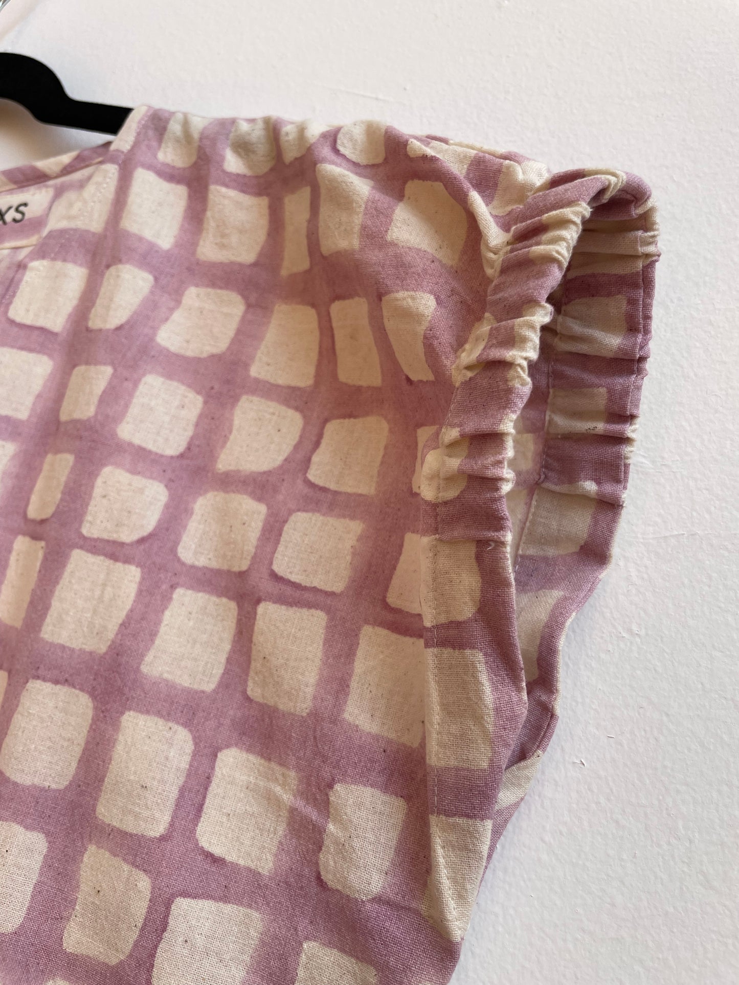 Zélia Top Lavender Grid (XS-XXL)