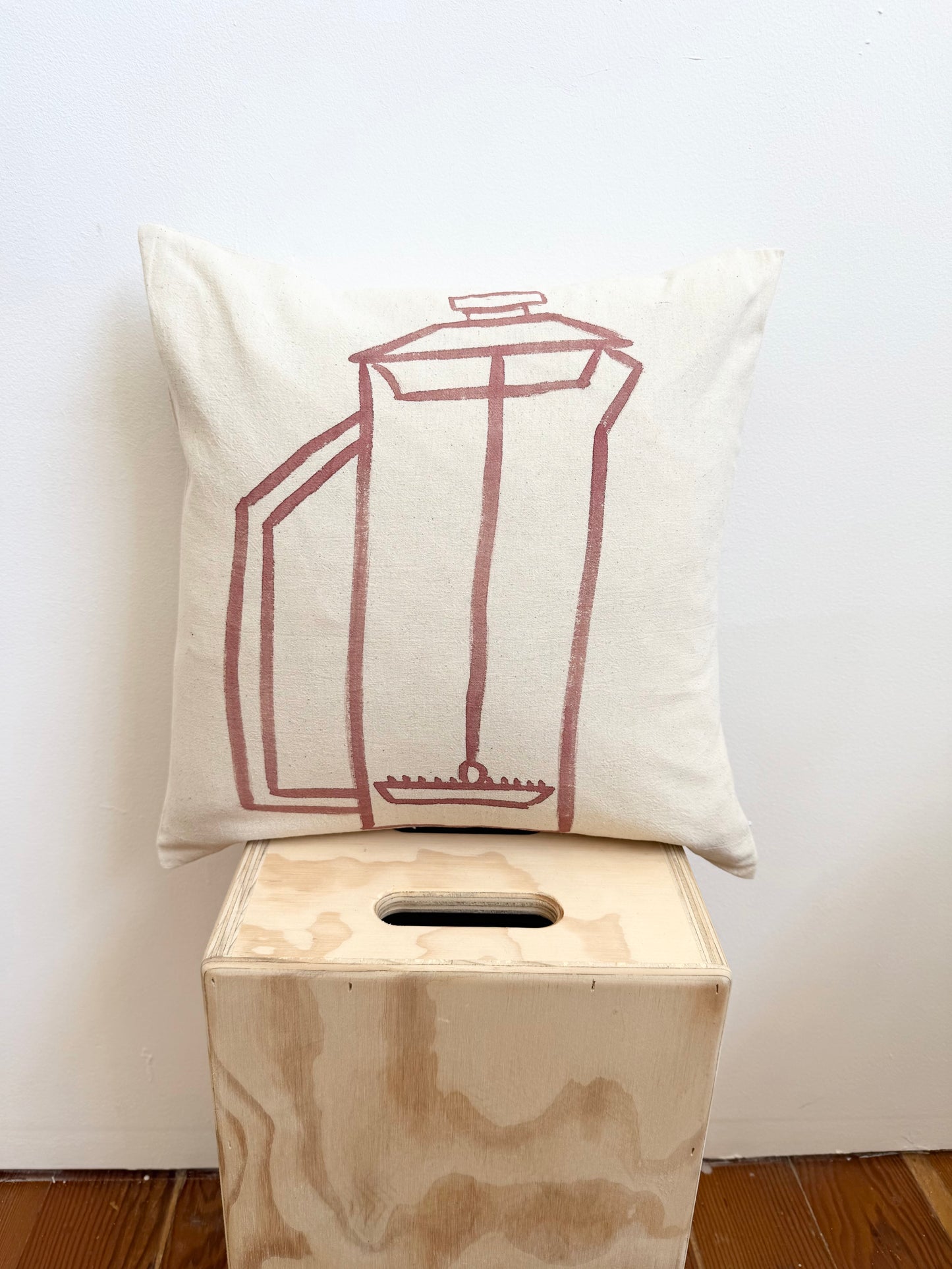 Coffee maker #4 Pillow 18x18in