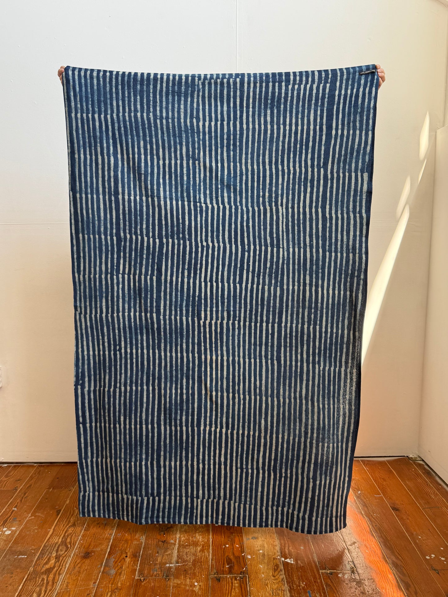 Indigo Stripe Throw