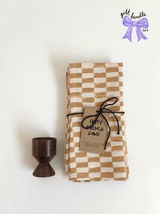 GIft Bundle: Napkins and Egg Cup