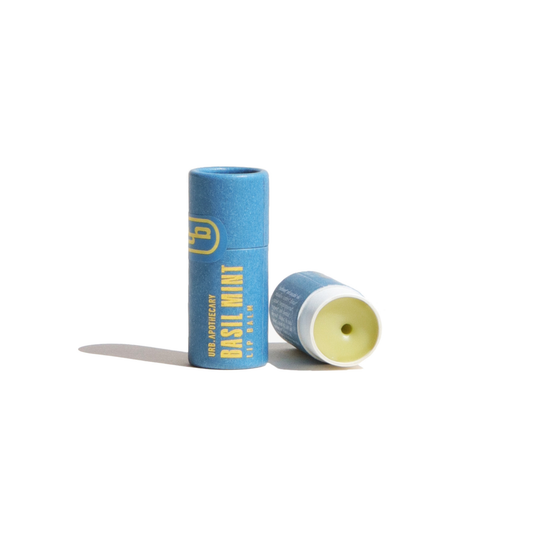 Basil Mint Lip Balm - Healing, Botanically-Infused, Bio-Tube