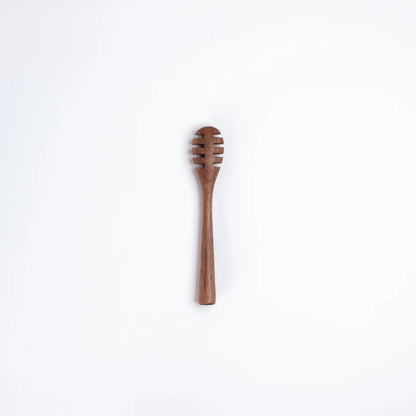 7" Hex Honey Wood Dipper
