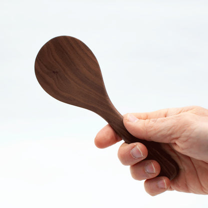 8" Walnut Wood Rice Paddle