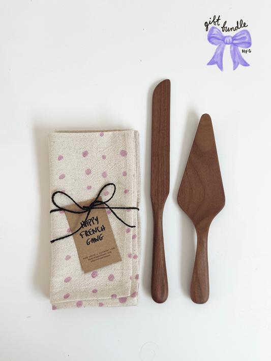 GIft Bundle: Napkins and Cake Server Set