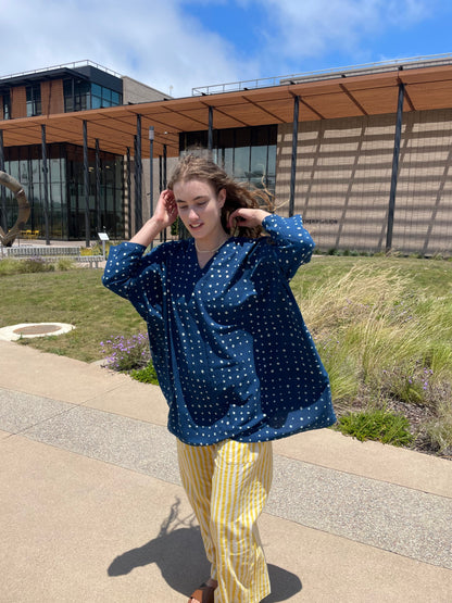 Indigo & Dots Dress/Tunic