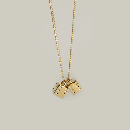 Double Dice Necklace