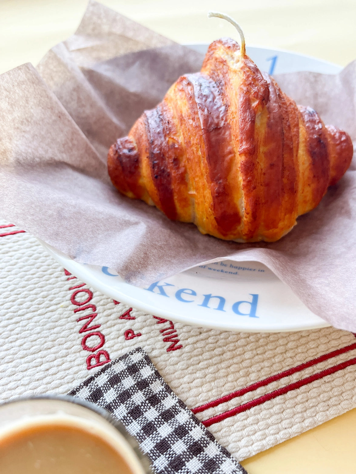 Croissant Candle