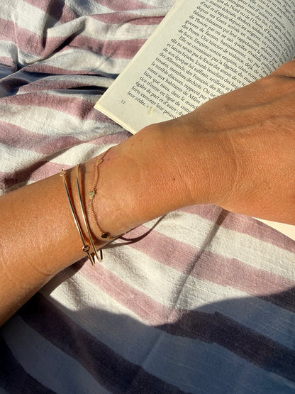 The Kin Bangle - 14K Gold (Customizable)