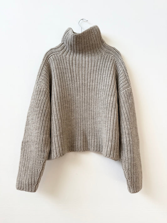 Bruno Highland Wool Sweater - Grey