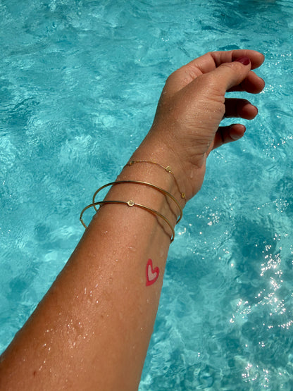The Kin Bangle - 14K Gold (Customizable)