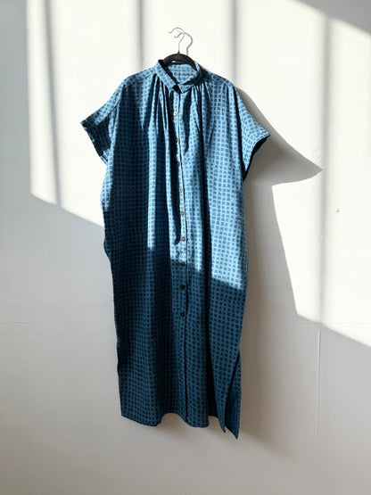 Elise Indigo Check