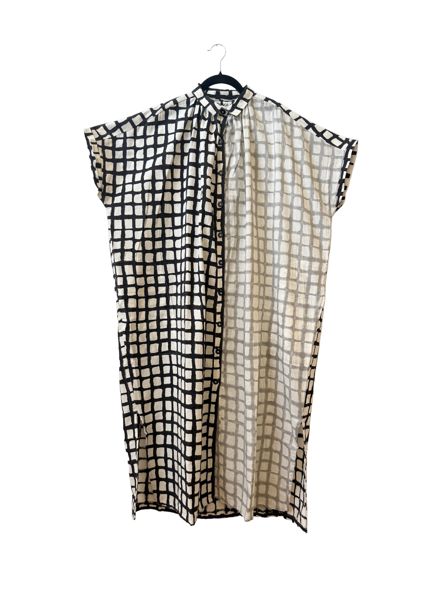 Elise Black and Grey Grid