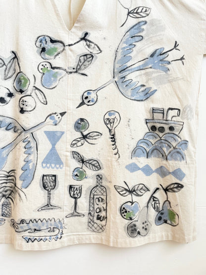 #81 Hand-painted Uni-size Dress
