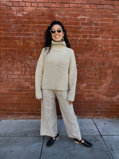Bruno Highland Wool Sweater - Beige
