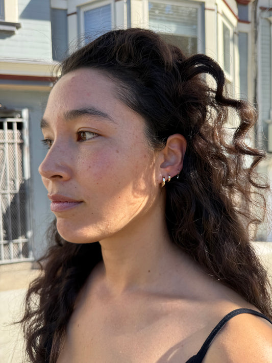Small Gold Hoop -14K Gold