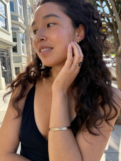 Dome Duo - 14K Gold