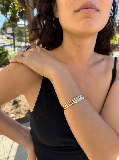 Signature Bangle 2.0 - The Milestone - 14K Gold