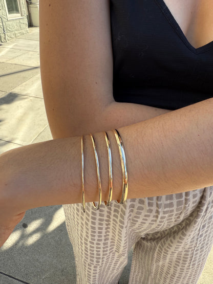 Signature Bangle 2.0 - The Milestone - 14K Gold