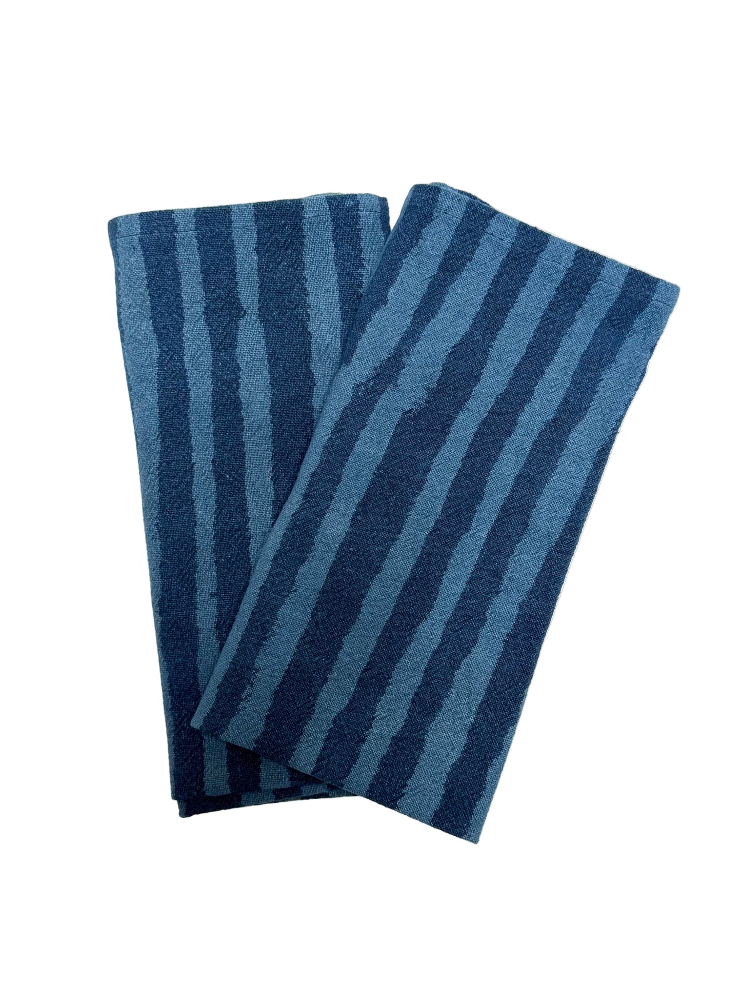 Dark Stripe Napkins - Set of 2