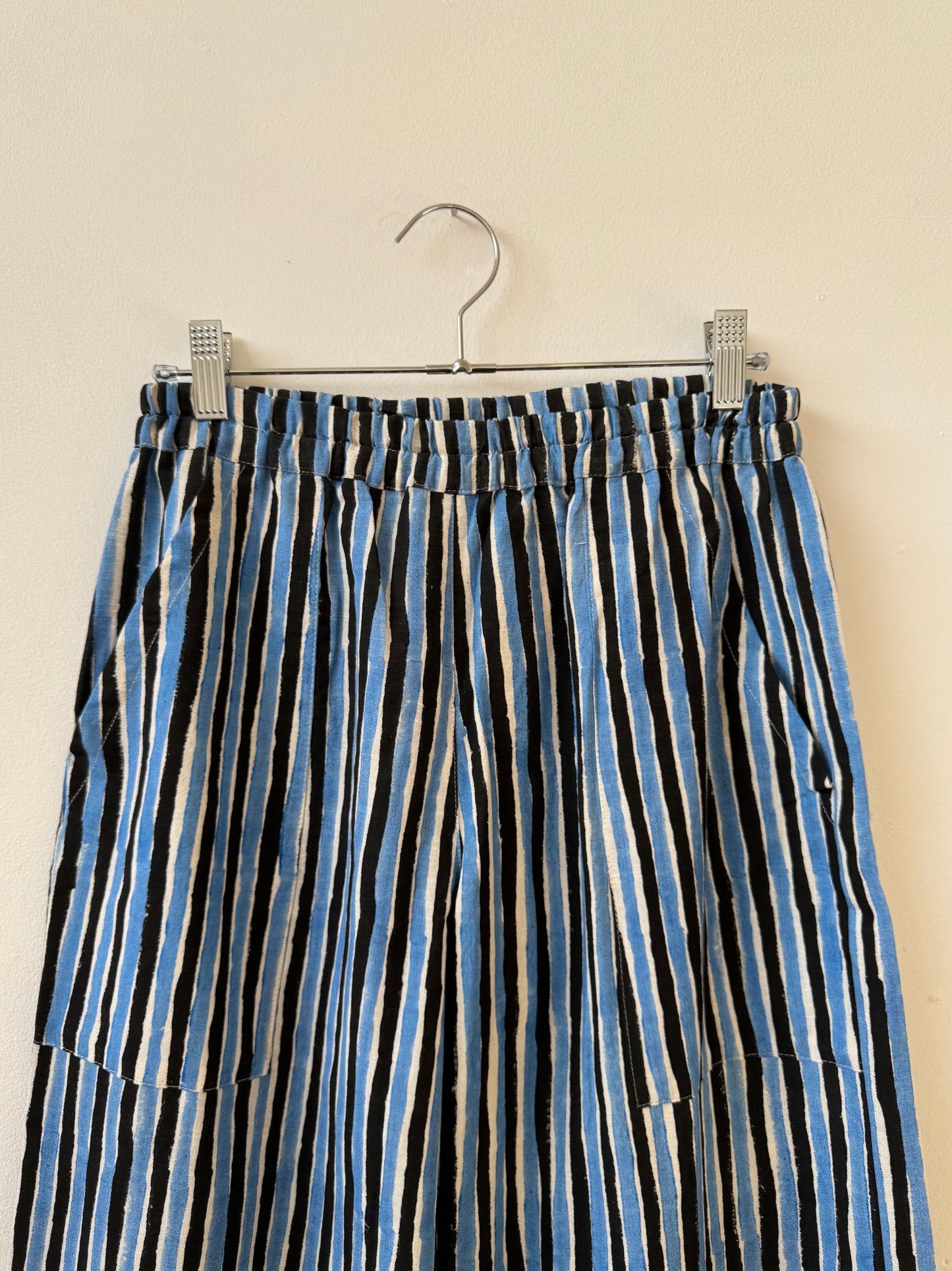 Omar Black and Blue Stripes