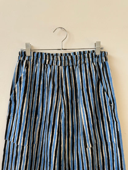 Omar Black and Blue Stripes