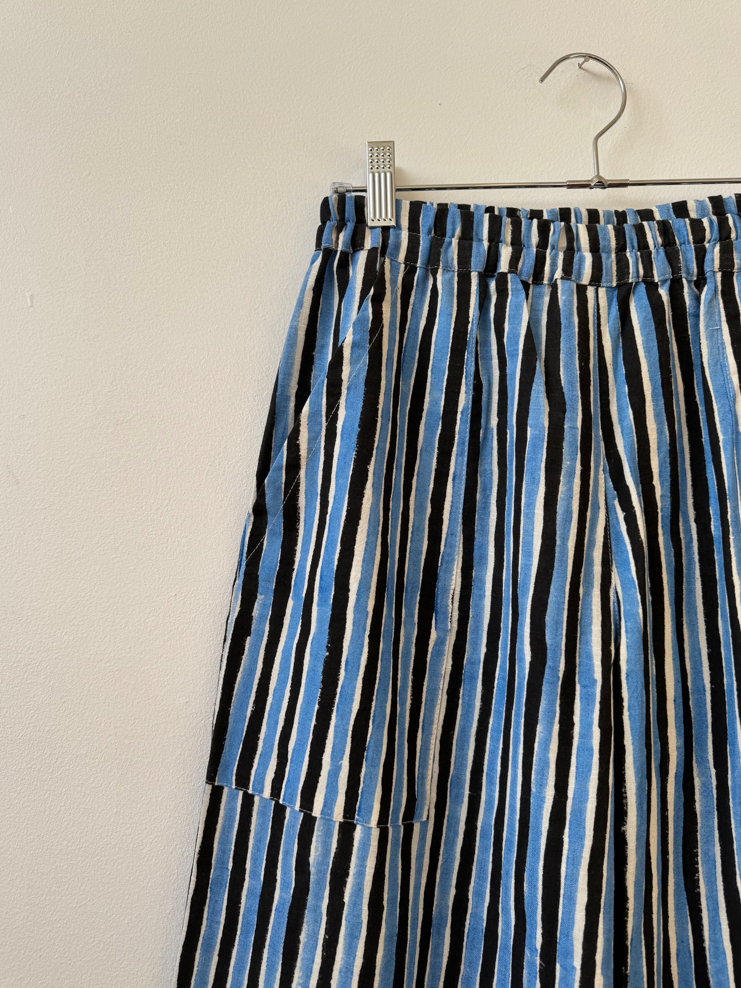 Omar Black and Blue Stripes