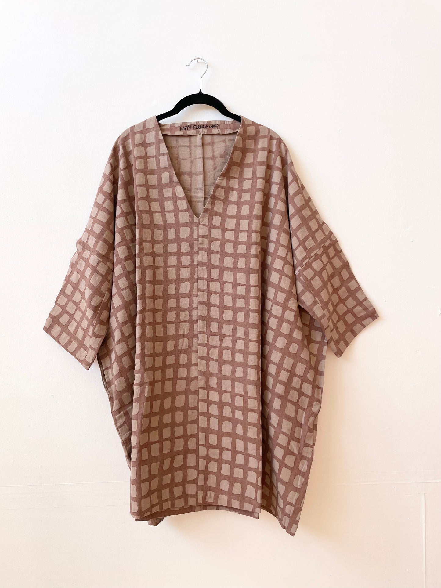 Dress / Tunic Brown Grid