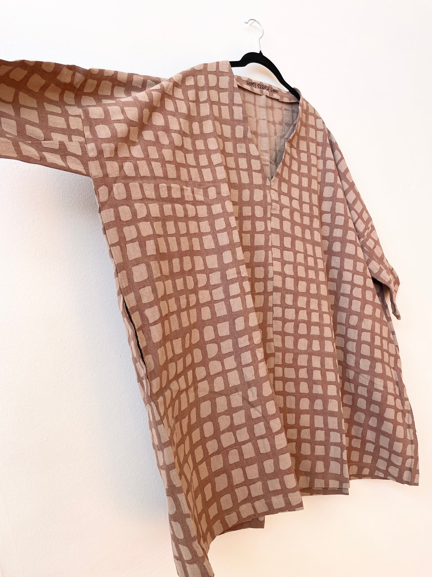 Dress / Tunic Brown Grid