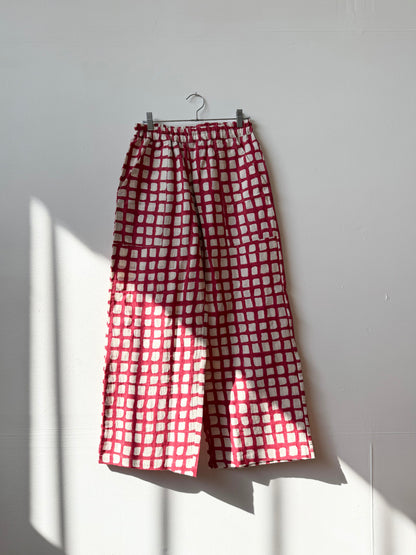 Omar Madder Grid Pants