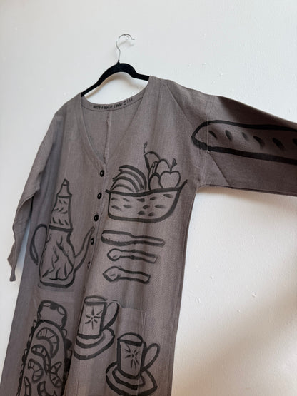 #105 Hand-painted Jumpsuit S/M - Le goûter