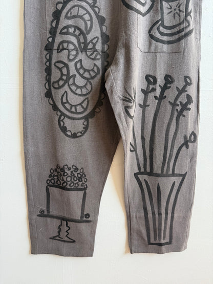#105 Hand-painted Jumpsuit S/M - Le goûter