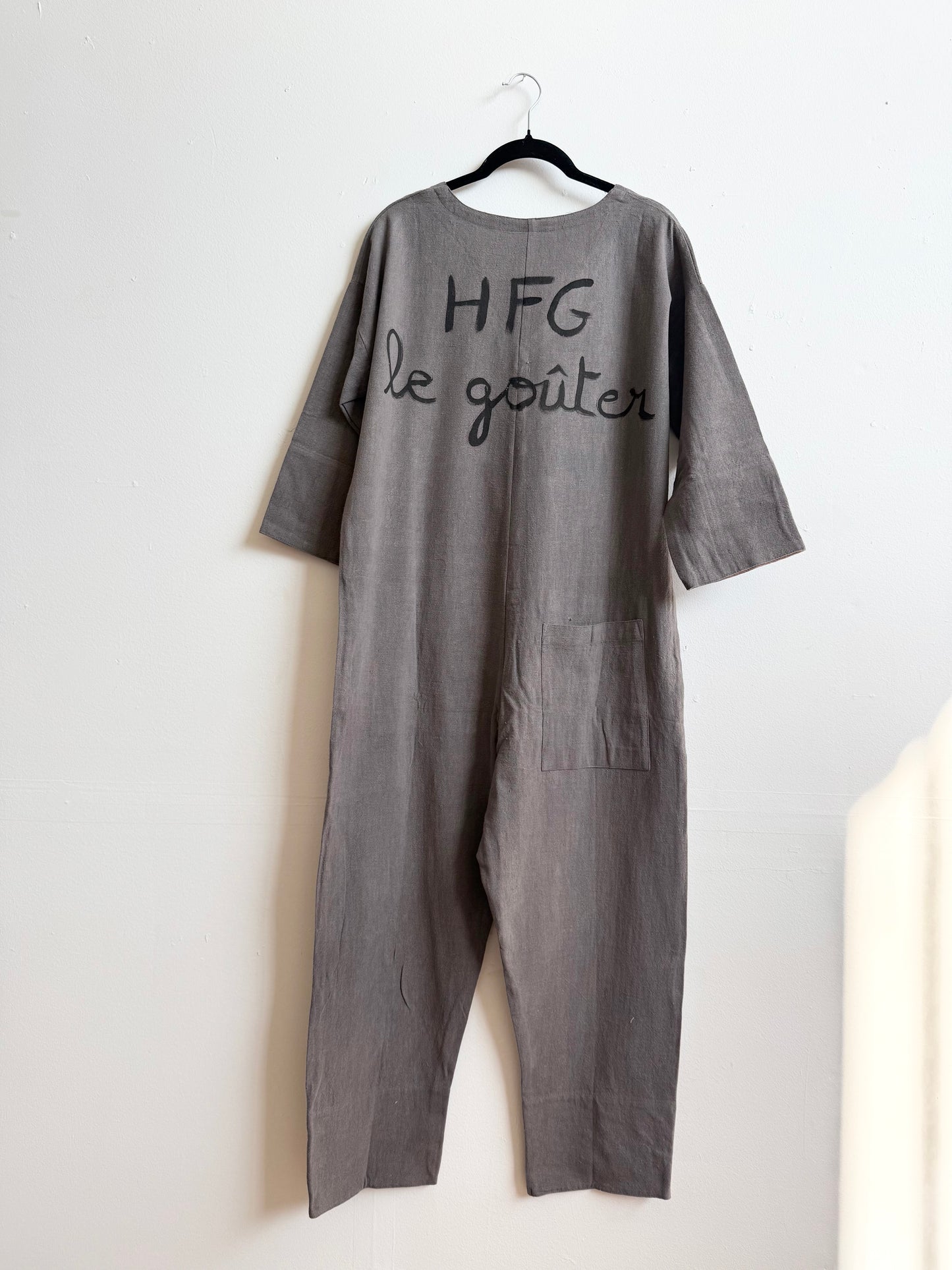 #105 Hand-painted Jumpsuit S/M - Le goûter