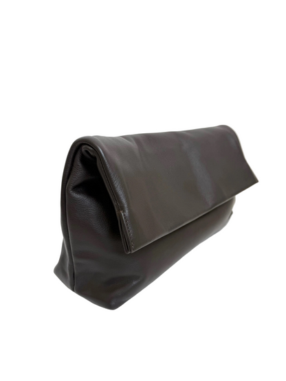 Chambal Clutch w/ Tabs Brown