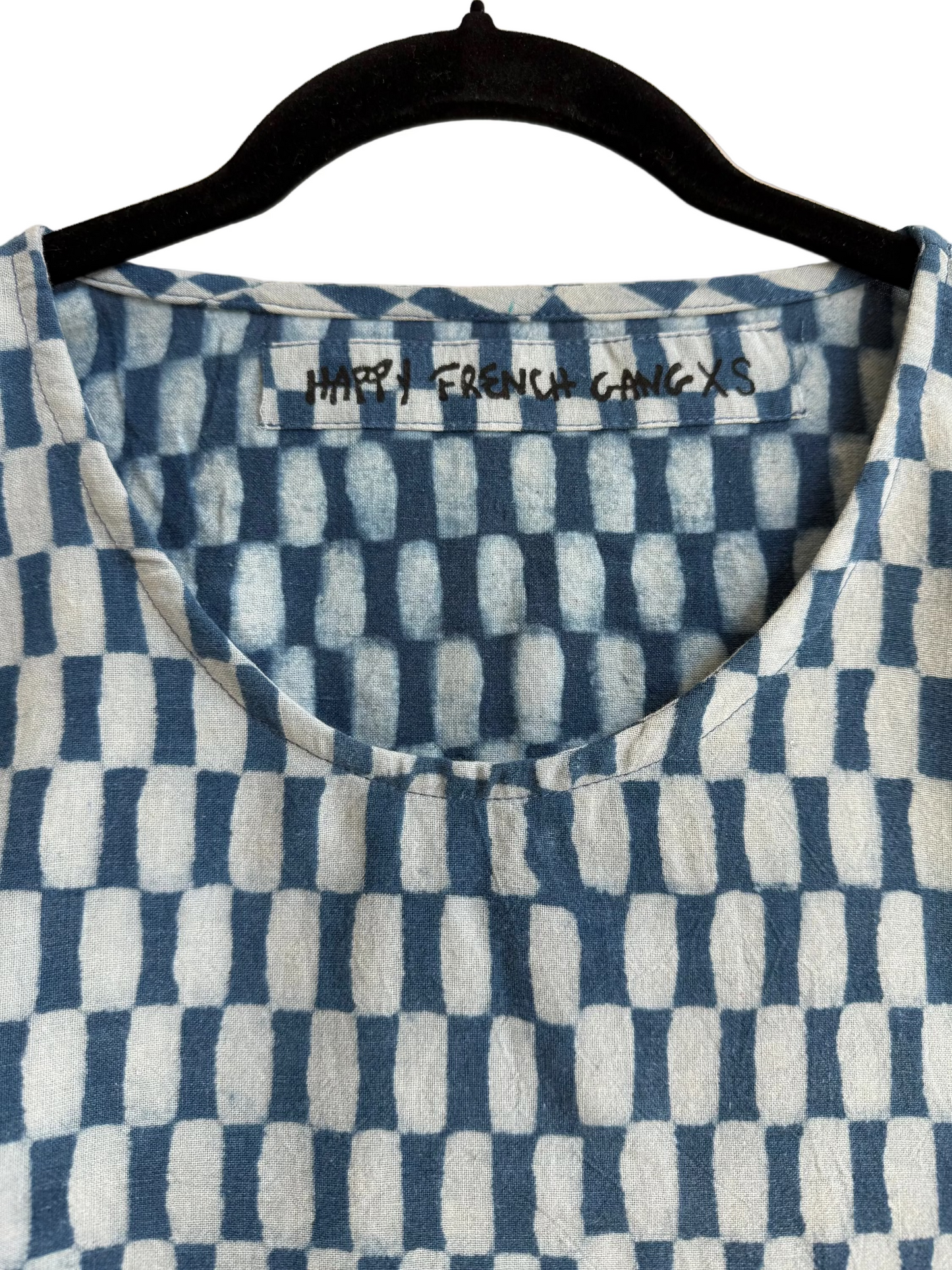 Zélia Top Indigo Petit Rectangle