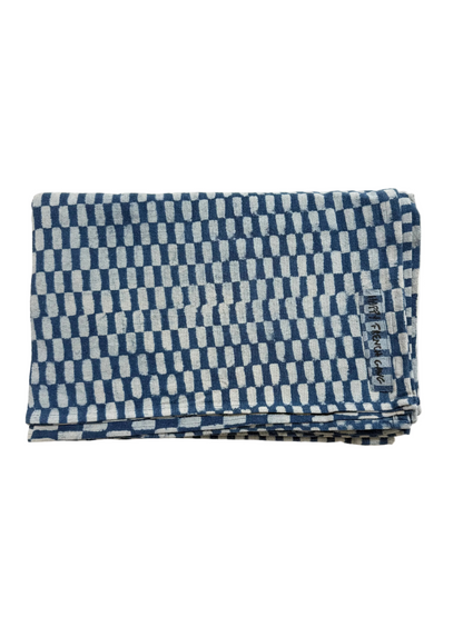 Throw / Bed Throw Indigo Petit Rectangle - 90x68in