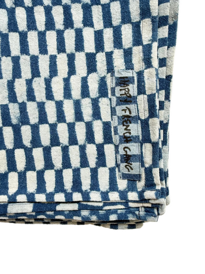 Throw / Bed Throw Indigo Petit Rectangle - 90x68in