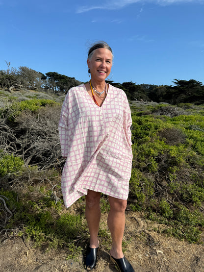 Dress / Tunic Lavender Grid