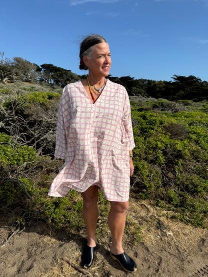 Dress / Tunic Lavender Grid