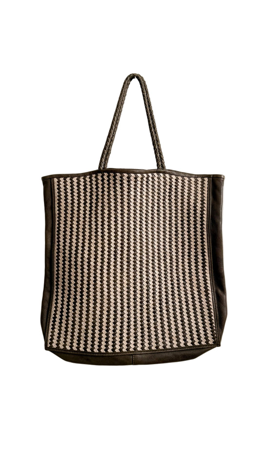 Grand Darna Olive and White Tote Bag (Copy)