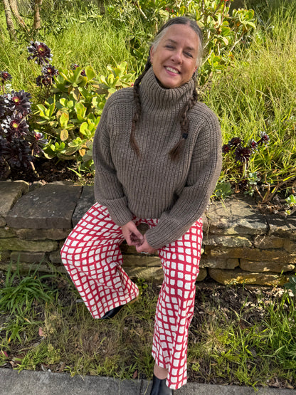 Omar Madder Grid Pants