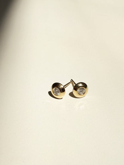 The Diamond Stud - 14K Gold