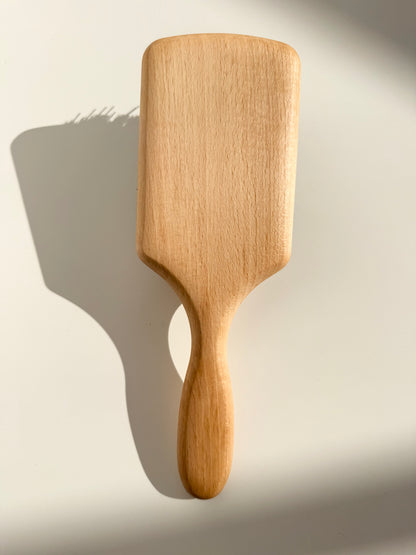 French Pneumatic Paddle Brush - Boar Hair and Nylon Dots