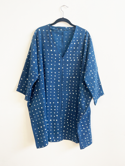 Indigo & Dots Dress/Tunic