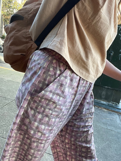 Omar Night Grid Pants