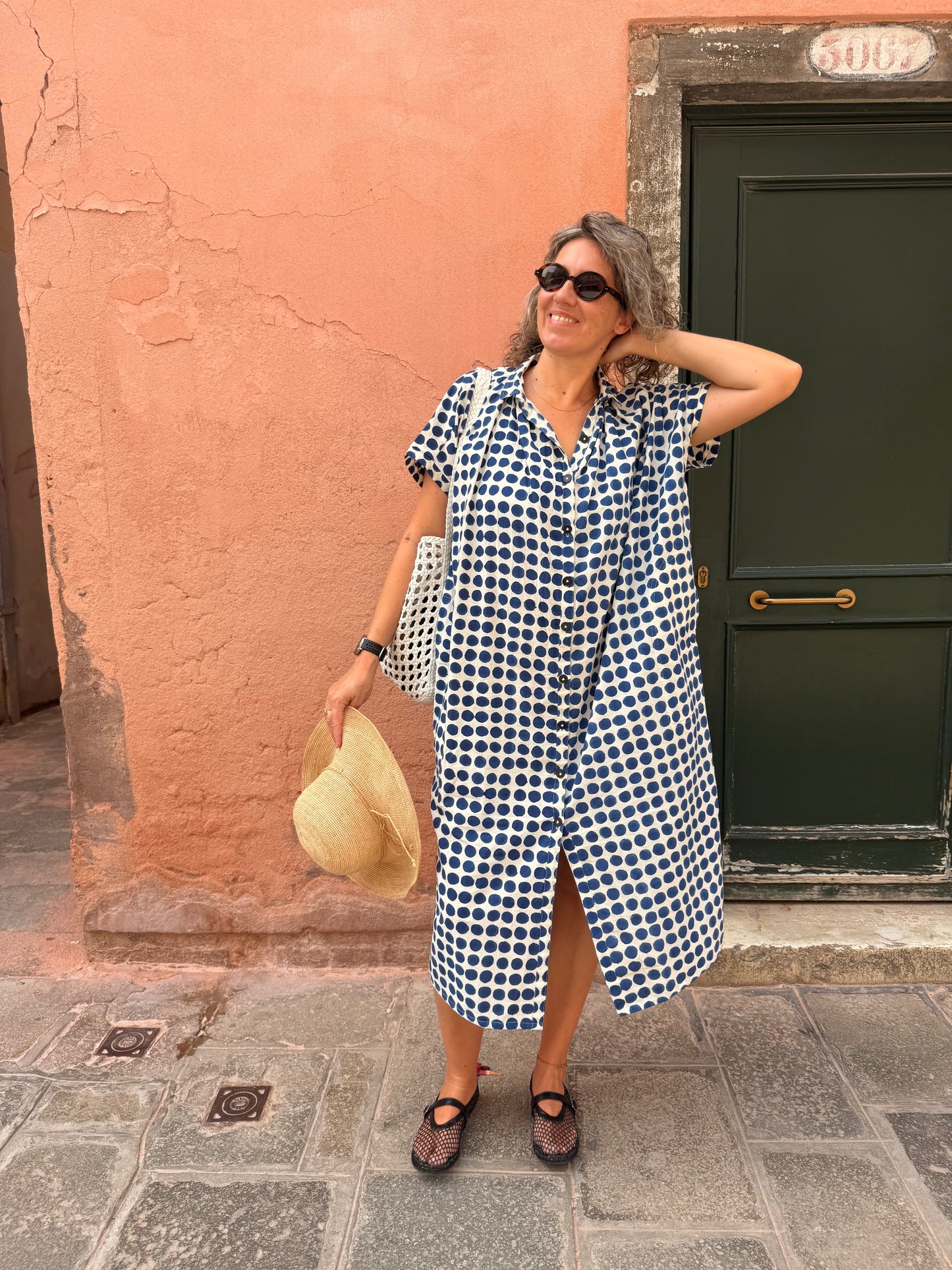 Elise Blue Dots